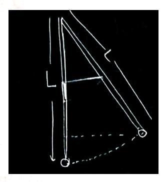 Consider the ballistic pendulum we discussed in class, where a bullet of mass mb = 5 g-example-3