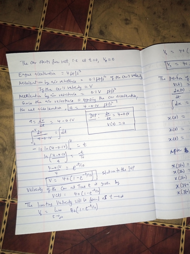 [7 pts] 1. Suppose that a car starts from rest, its engine providing an acceleration-example-1