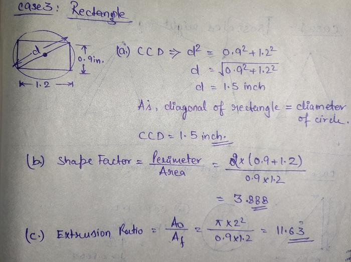 Three cross-sections are extruded using an extrusion press. The first cross section-example-2