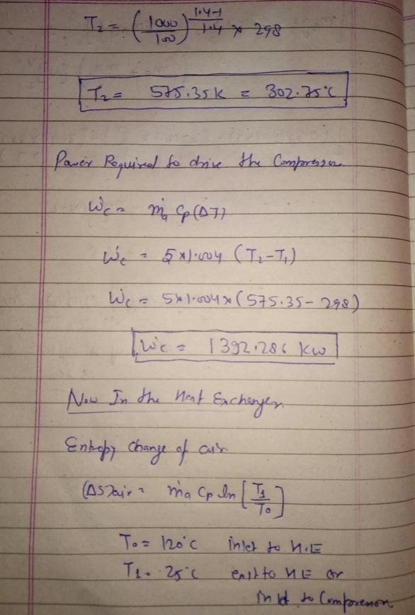 A heat exchanger employs 1.5kg/s of a liquid whose specific heat is 5kJ/(kg K) at-example-2