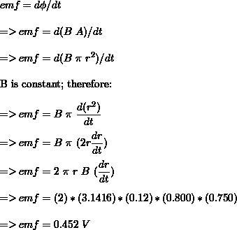 An elastic conducting material is stretched into a circular loop of 13.6 cm radius-example-1