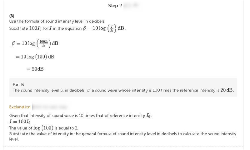 The decibel scale is a logarithmic scale for measuring the sound intensity level. Because-example-2