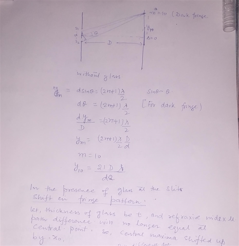 In trying to get a better understanding of the double slit interference phenomenon-example-1