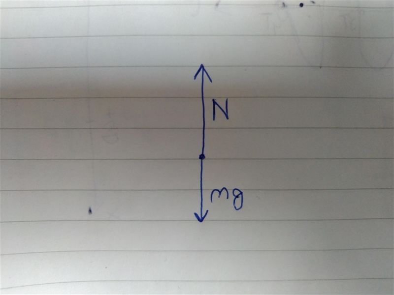 Derive an algebraic equation for the vertical force that the bench exerts on the book-example-1