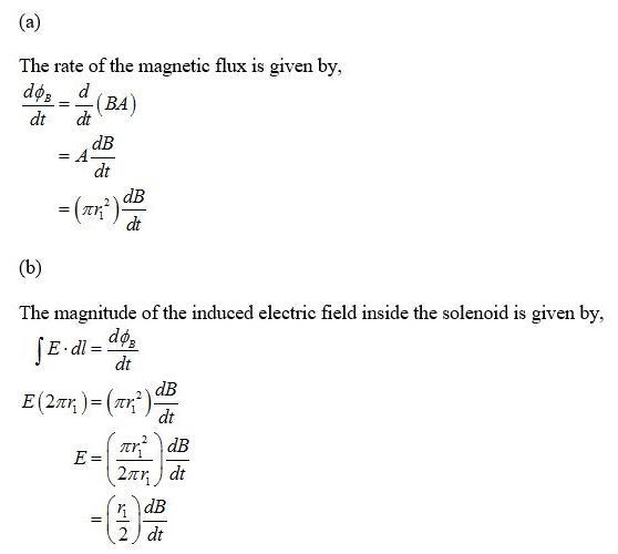 The magnetic field within a long, straight solenoid with a circular cross section-example-1