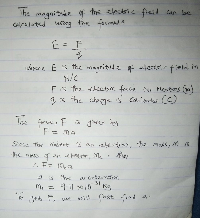 A uniform electric field exists in a region between two oppositely charged plates-example-1