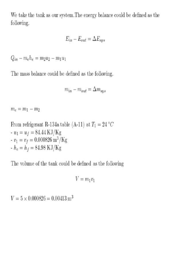 An air-conditioning system is to be filled from a rigid container that initially contains-example-2