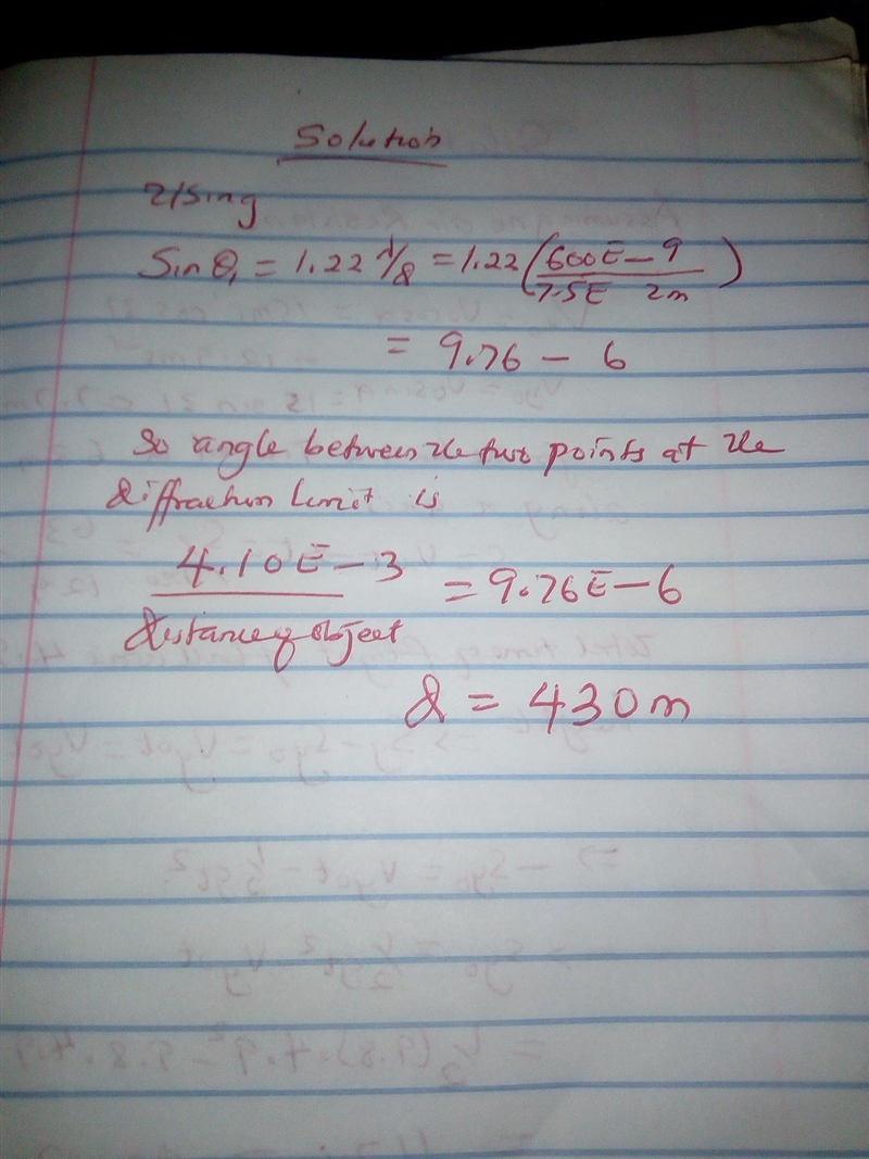 A converging lens 7.50 cm in diameter has a focal length of 330 mm . For related problem-example-1