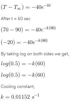 Suppose a small metal object, initially at a temperature of 50 degrees, is immersed-example-3