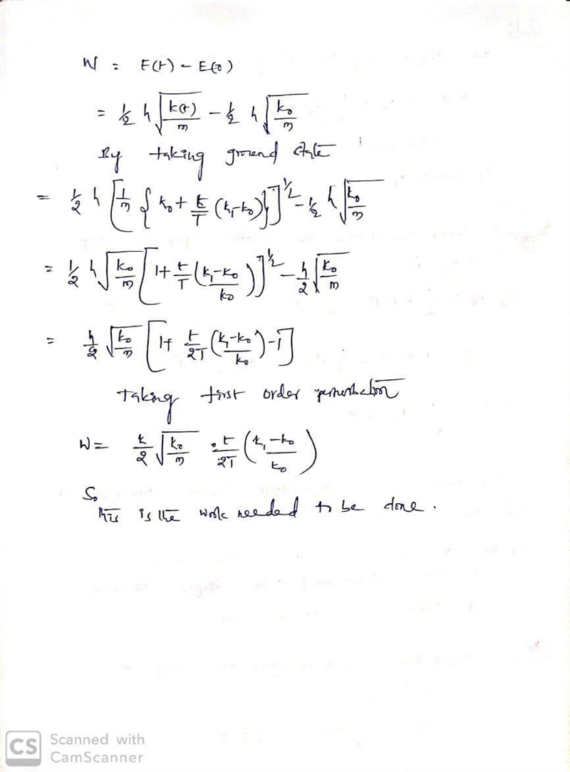 Quantum particle of mass m m is bound in the ground state of the one-dimensional parabolic-example-2