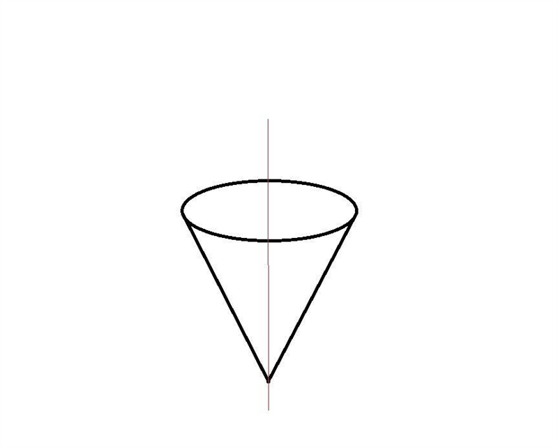 1. Find the kinetic energy of the uniform circular cone of height h, base radius R-example-1