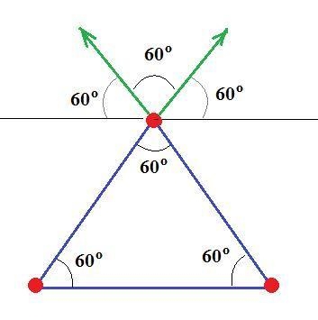 Three identical point charges, Q = 2 PC, are placed at the vertices of an equilateral-example-1