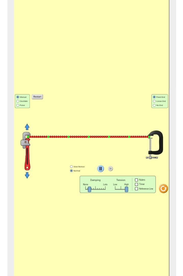 Challenge: Determine the speed of the waves at each tension setting (high, medium-example-1