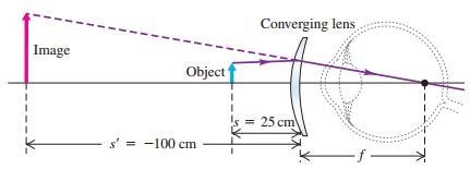 In this example we will determine what type of lens should be used to correct the-example-1