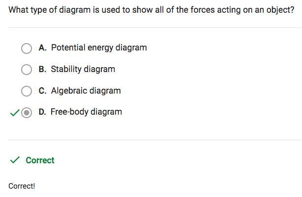 Which notation is commonly used on force diagrams to show forces acting on an object-example-1