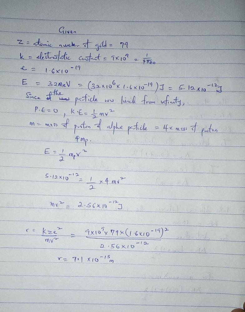 The predictions of Rutherford's scattering formula failed to correspond with experimental-example-1