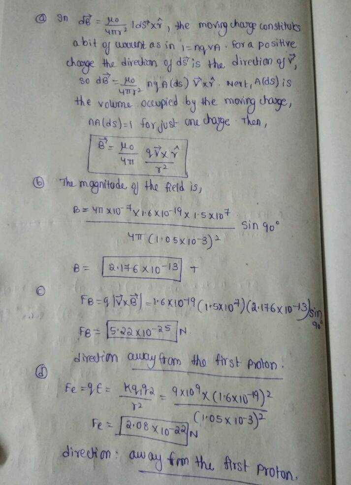 As seen, any object with electric charge, stationary or moving, other than the charged-example-1