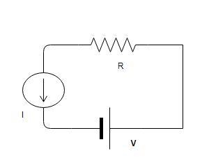 Draw a circuit that contains a 5-ΩΩ resistance, a 10-VV independent voltage source-example-1