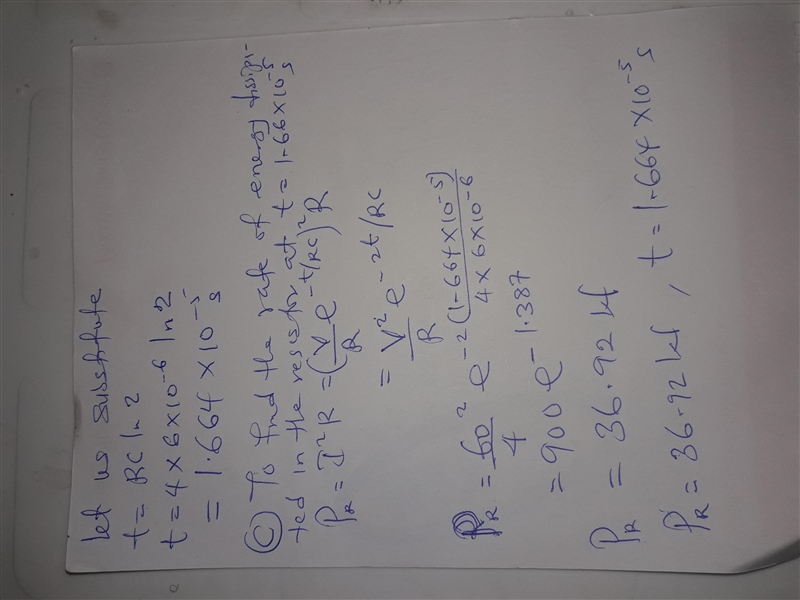 A 6.00 μFμF capacitor that is initially uncharged is connected in series with a 4.00 ΩΩ resistor-example-2