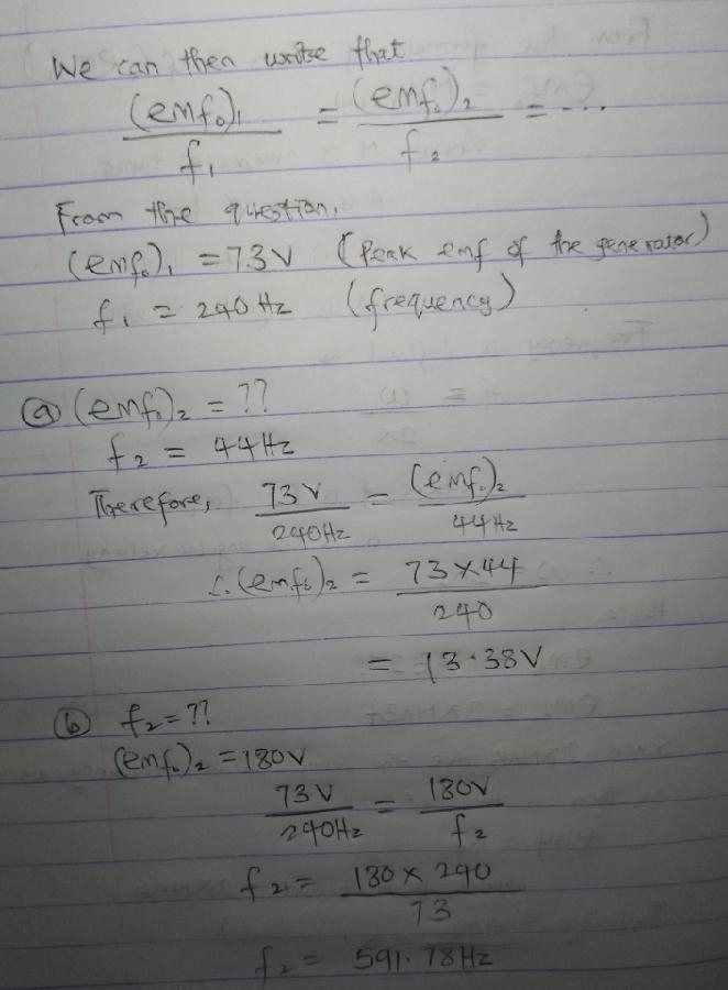 When its coil rotates at a frequency of 240 Hz, a certain generator has a peak emf-example-2