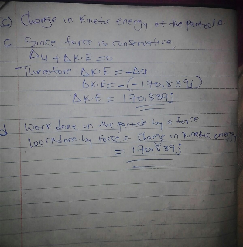 A particle is moving along the x axis under the influence of a conservative force-example-2