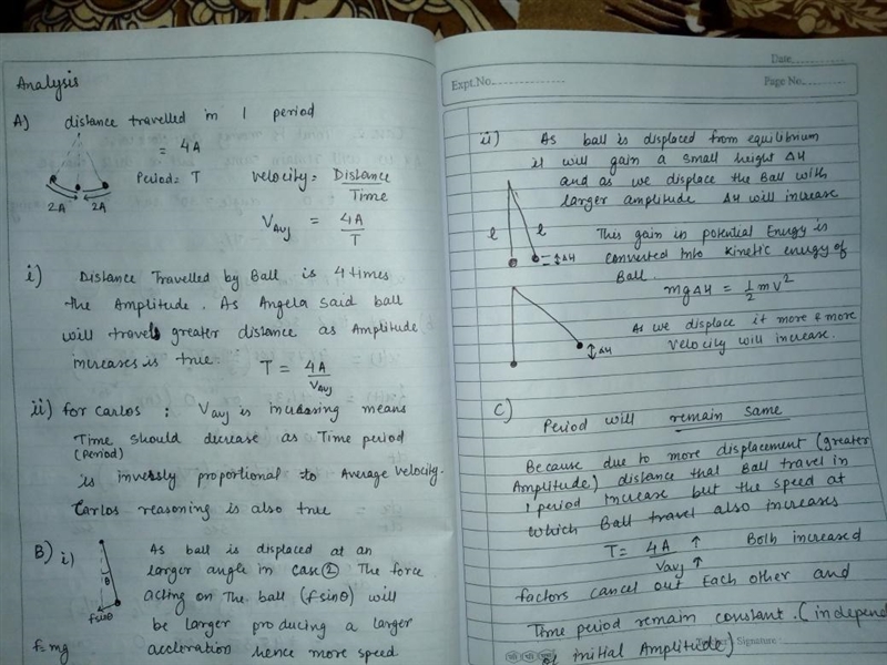 Simple Harmonic Motion Problems: 23. Scenario: Consider a class of physics students-example-1