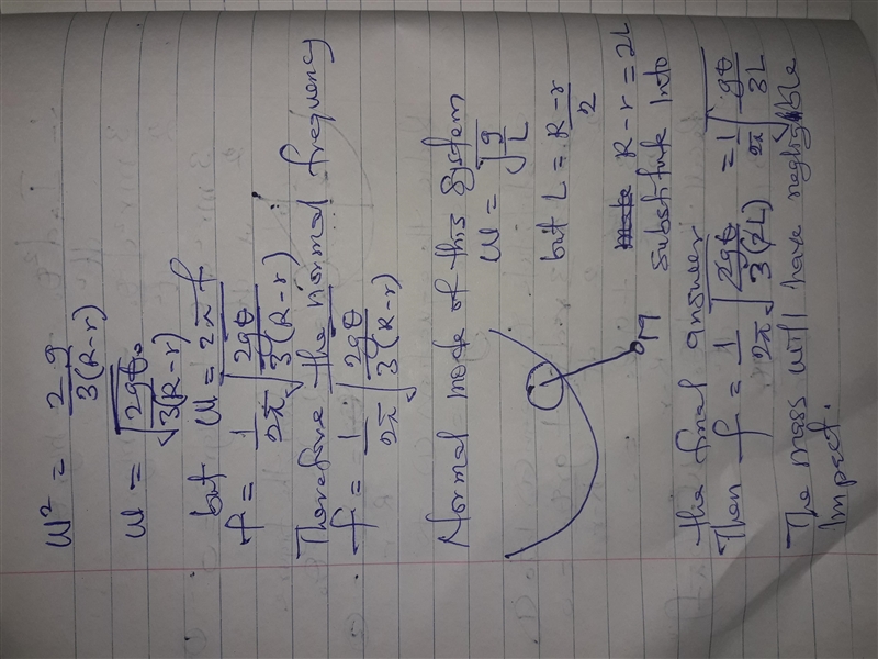 Problem 1. Cylinders and a pendulum A uniform solid cylinder of radius r and mass-example-3