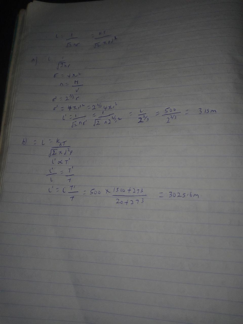 Photons of light scatter off molecules, and the distance you can see through a gas-example-1