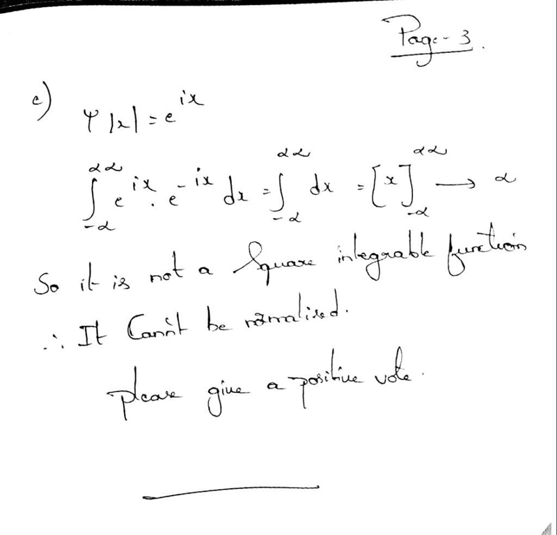 g Which of the following wavefunctions are: a) square-integrable on the interval provided-example-3