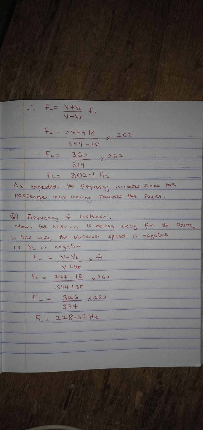 A train is traveling at 30.0 m/s relative to the ground in still air. The frequency-example-1