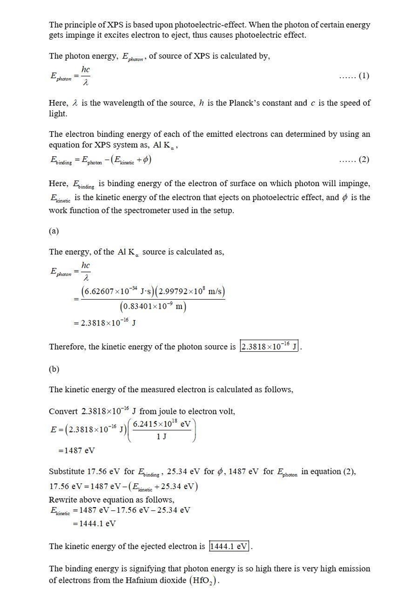 . Hafnium dioxide (HfO2) is a material often used as a high-k dielectric for semiconductor-example-1