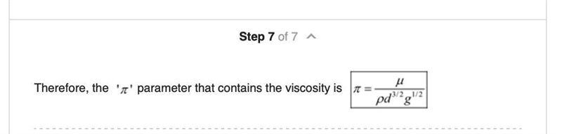 You are asked to find a set of dimensionless parameters to organize data from a laboratory-example-3