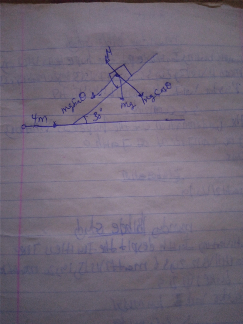 On a planet where g = 10.0 m/s2 and air resistance is negligible, a sled is at rest-example-1