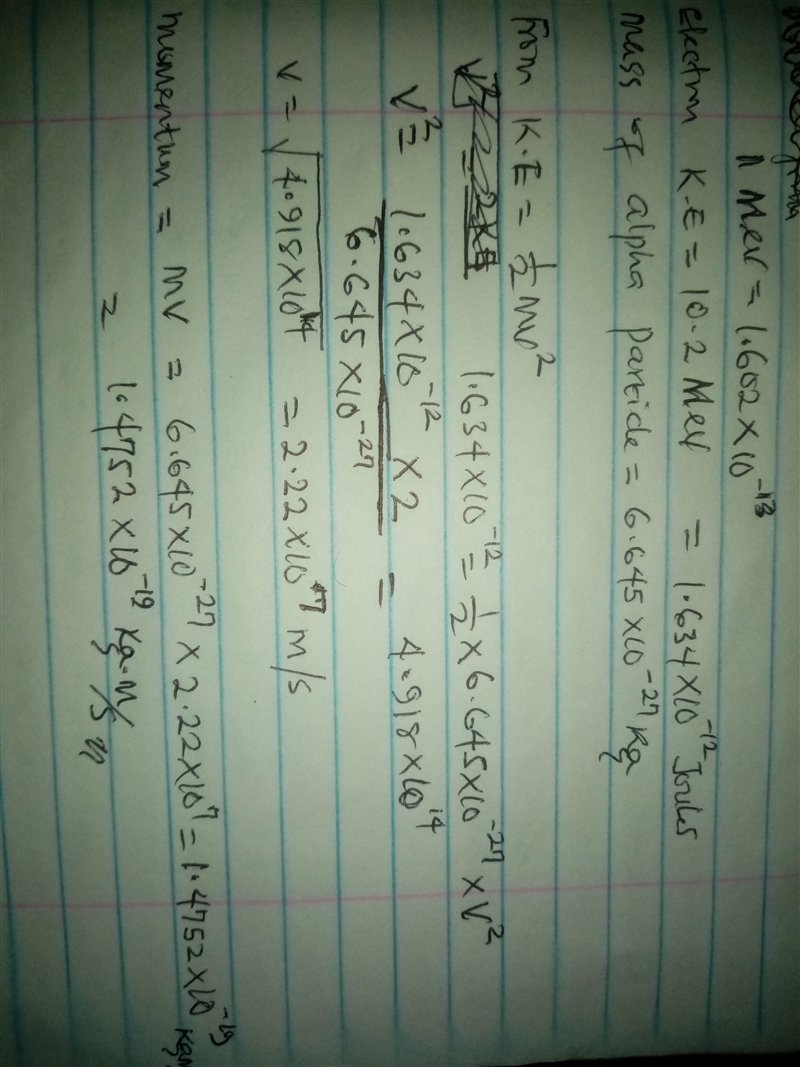 An alpha particle (a helium nucleus, containing 2 protons and 2 neutrons) starts out-example-1