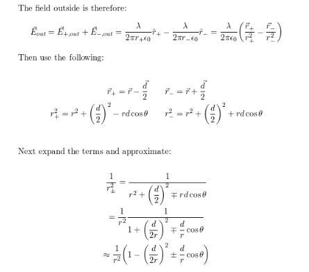 A very long cylinder, of radius a, carries a uniform polarization P perpendicular-example-4