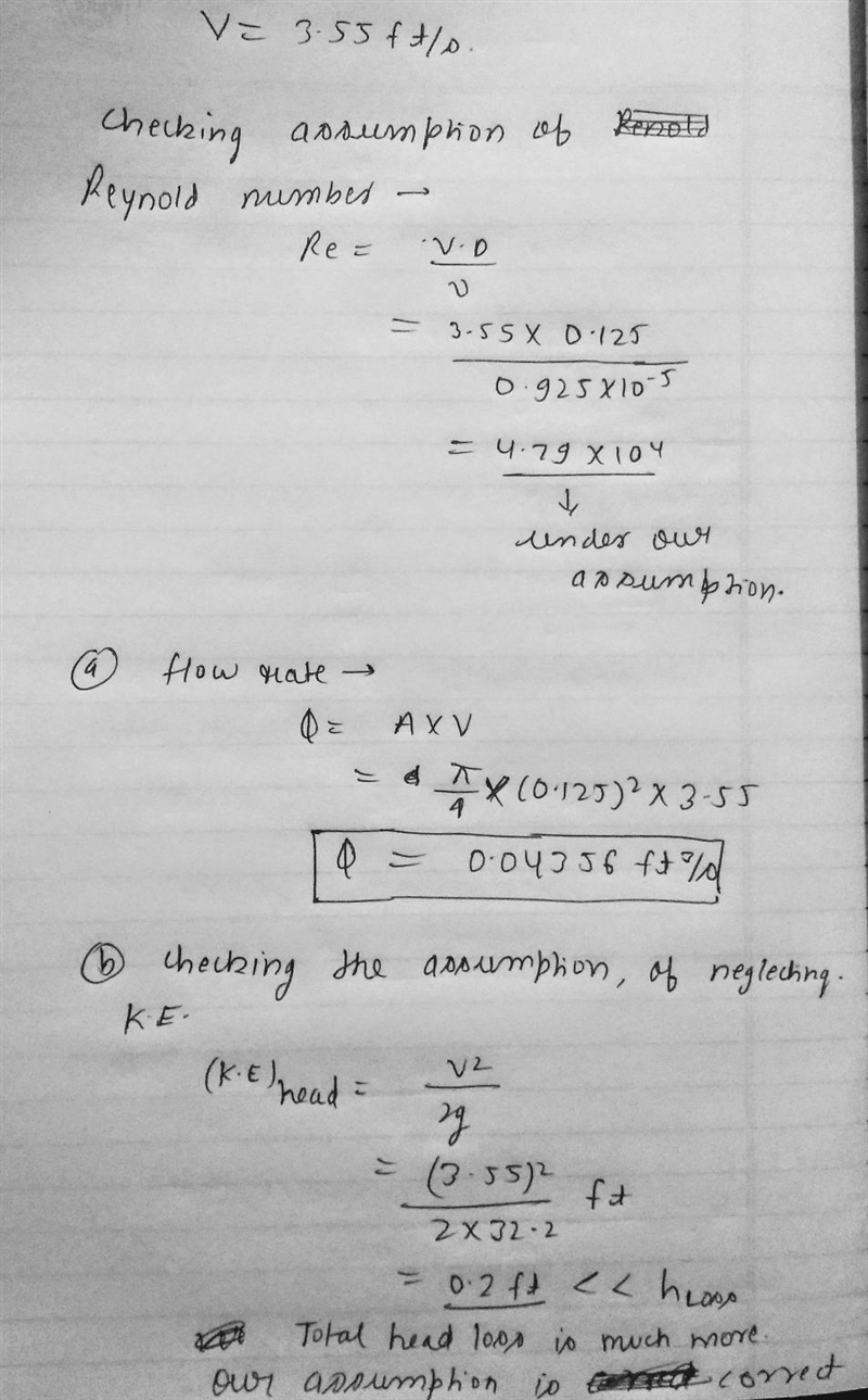 Cooling water is fed by gravity from an open storage tank where the water level is-example-3