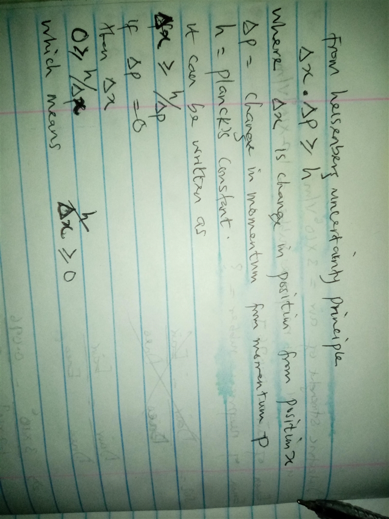 If an electron in a potential trap had zero energy, theelectron would be stationary-example-1