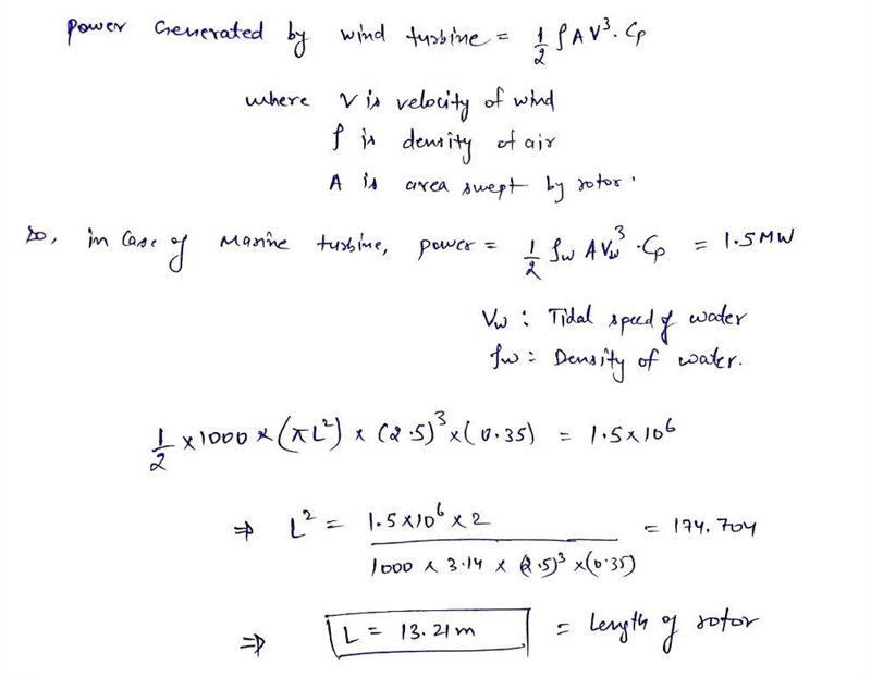 In a similar application than wind turbines, marine turbines transform the rectilinear-example-1