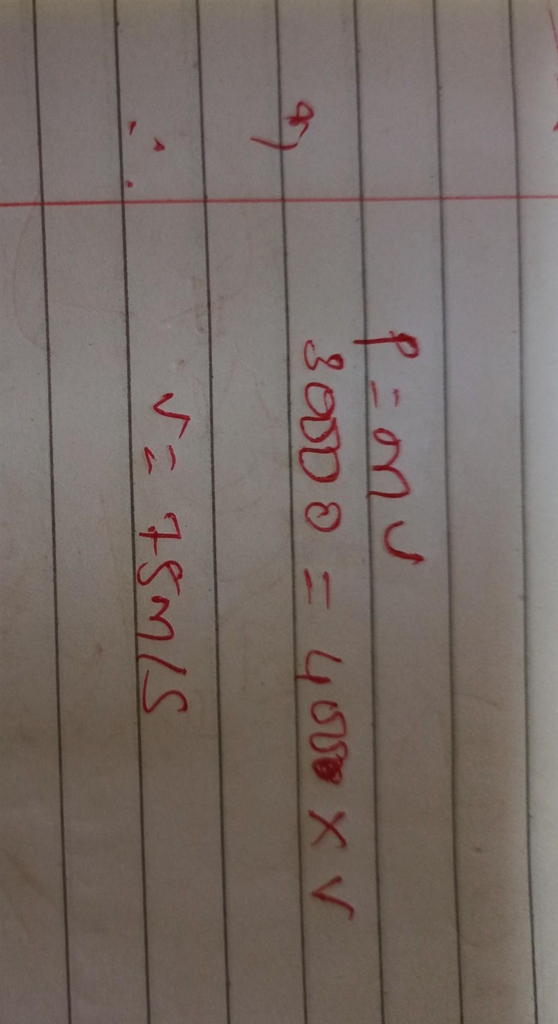 If a spaceship has a momentum of 30,000 kg-m/s to the right and a mass of 400 kg, what-example-1