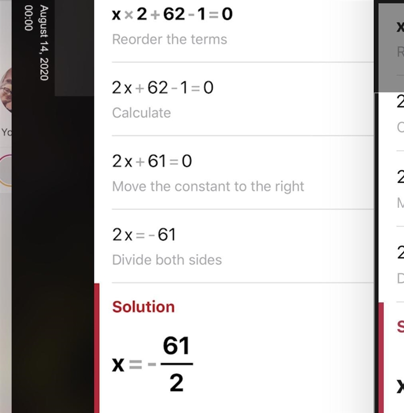 Solve x2 + 62 – 1 = 0 by completing the square.-example-1