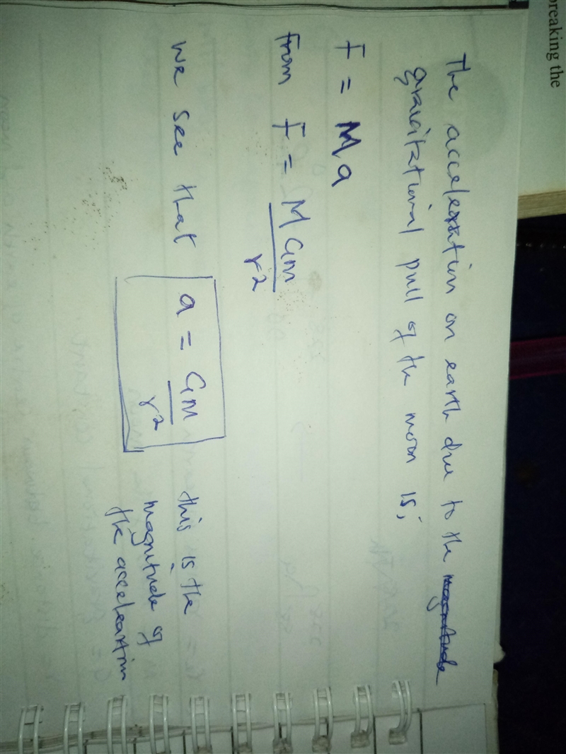 Tidal forces are gravitational forces exerted on different parts of a body by a second-example-2