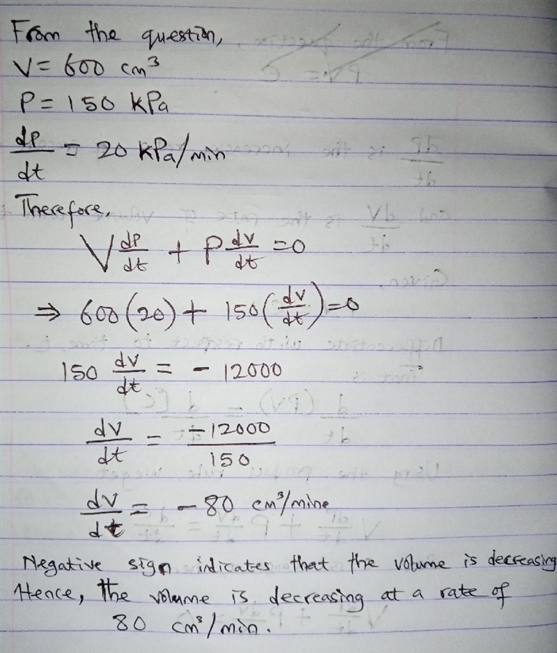 Boyle's Law states that when a sample of gas is compressed at a constant temperature-example-2