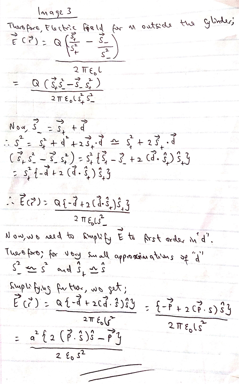 A very long cylinder, of radius a, carries a uniform polarization P perpendicular-example-1