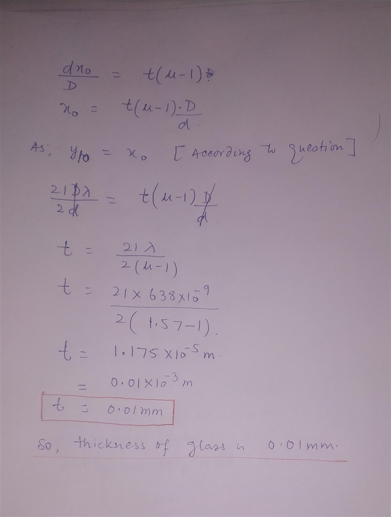 In trying to get a better understanding of the double slit interference phenomenon-example-2