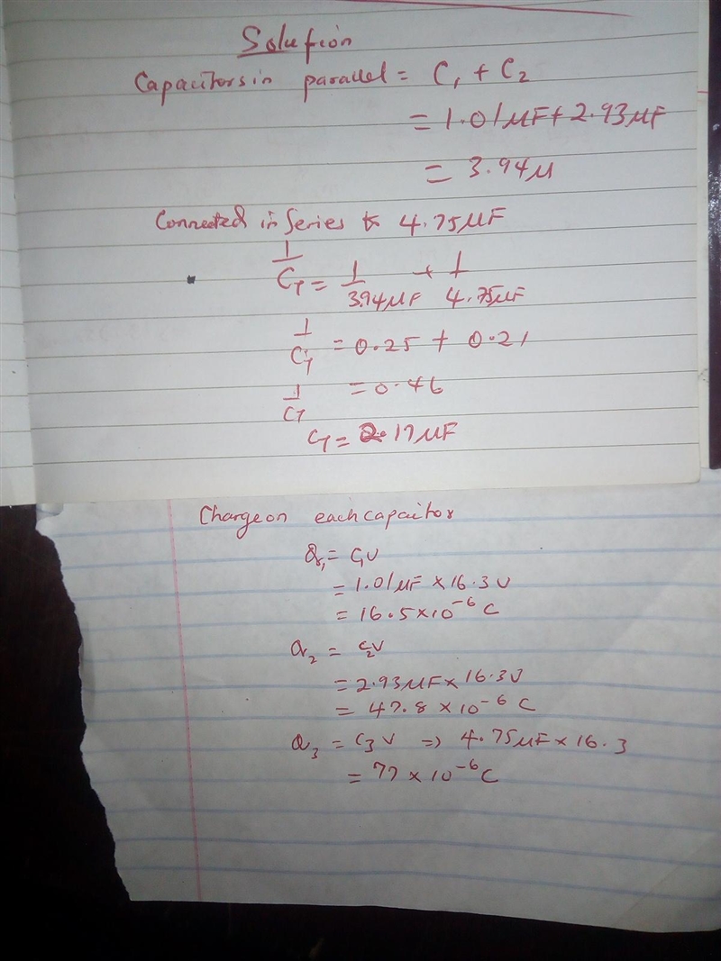 A parallel combination of a 1.01 μF capacitor and a 2.93 μF capacitor is connected-example-1