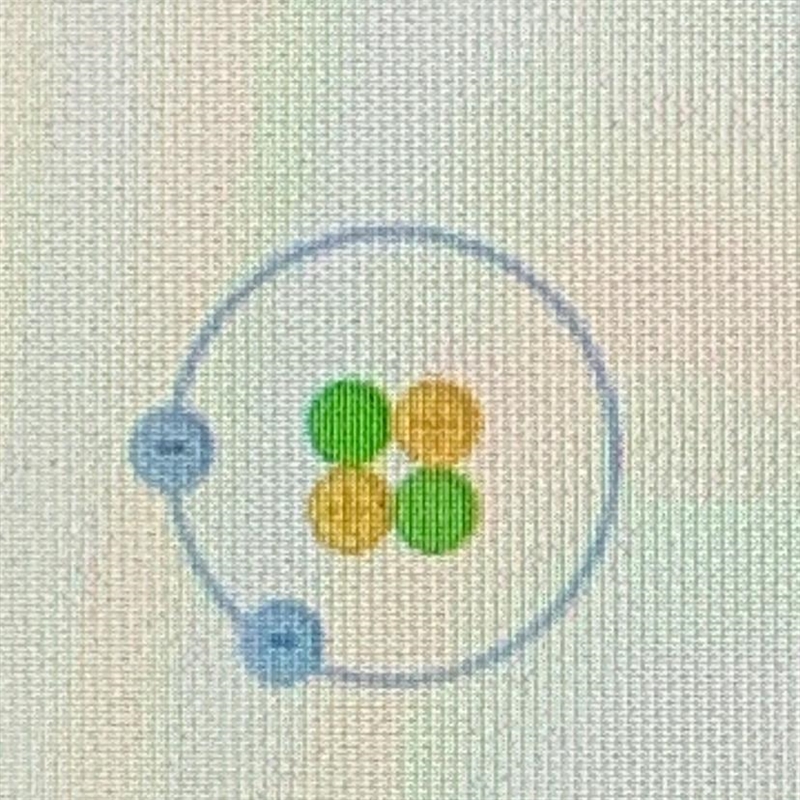 Identify the atom Ве C H Не-example-1