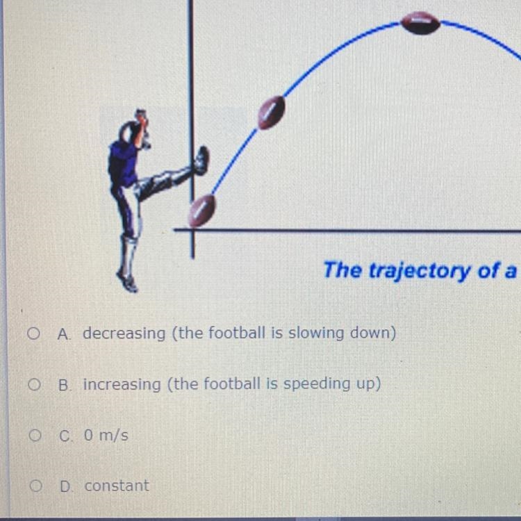 At the top of the path, the horozontal velocity is___.-example-1