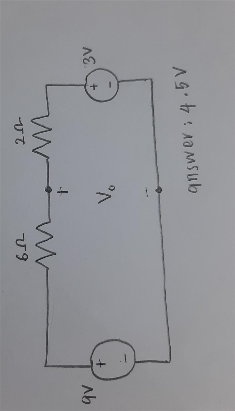 Determine the Vo in the circuit of the following figure :​-example-1