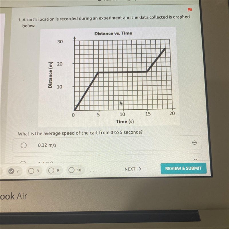 Which answer is it 0.32 m/s 3.2 m/s 9.8 m/s 40 m/s-example-1