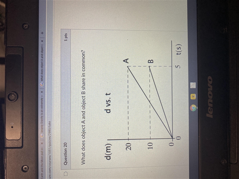 The questions at the bottom are 1. Both moving at a constant a velocity.2.Both accelerating-example-1